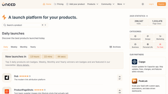 Screenshot of Uneed